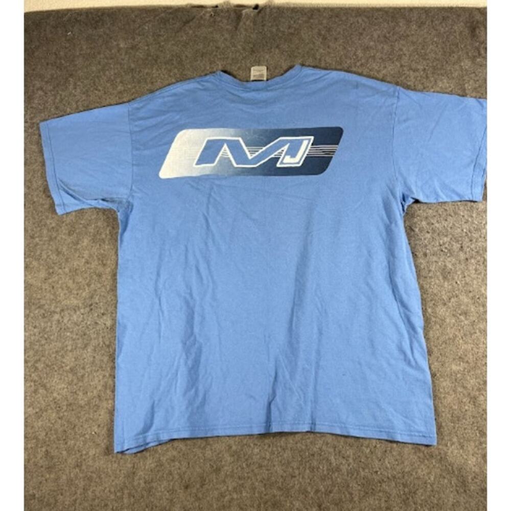 Vintage 90s Nike Michael Jordan Jumpman Logo Tee Tshirt Mens XL Blue Sportswear